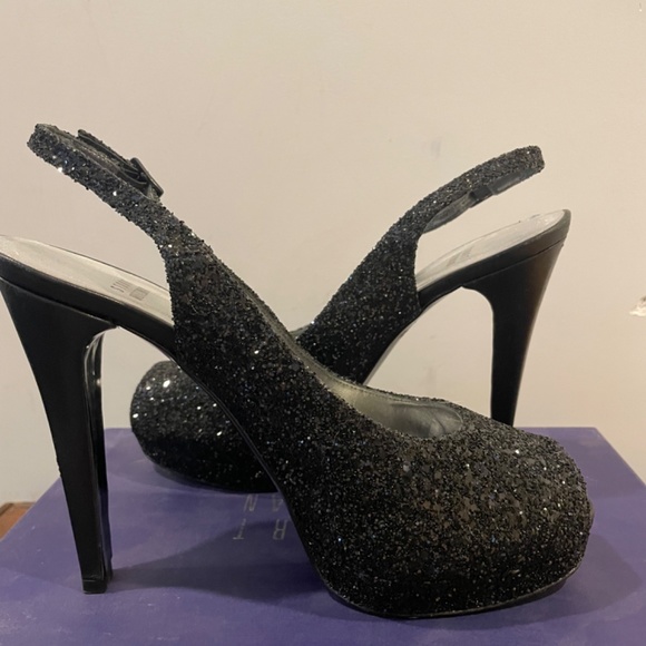 Stuart Weitzman Glitter Platform heels - Picture 2 of 4